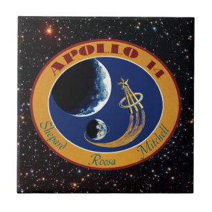 Carreau Logo du patch de mission NASA Apollo 14