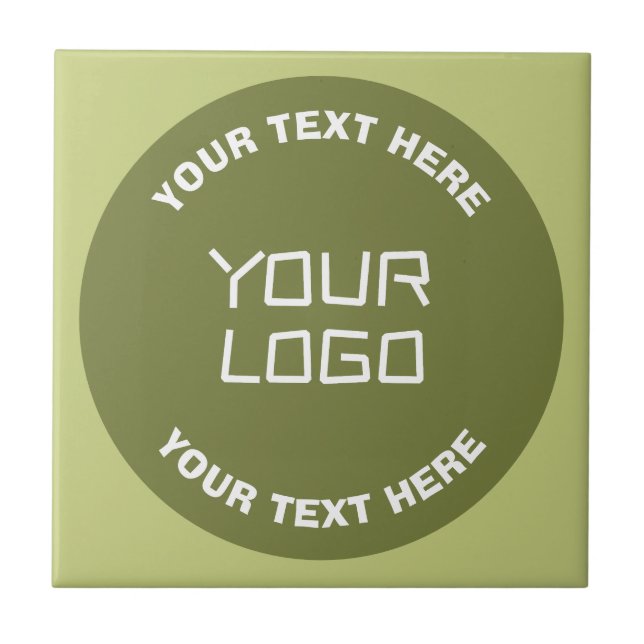 Carreau Logo téléchargé ou design & texte modifiable Toute (Devant)