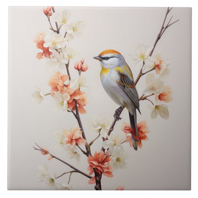 Carreau L'oiseau d'été (Devant)