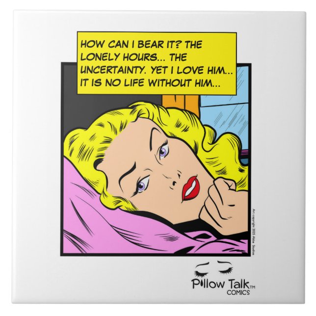 Carreau Lonely Hearts Retro Romance Comic (Devant)
