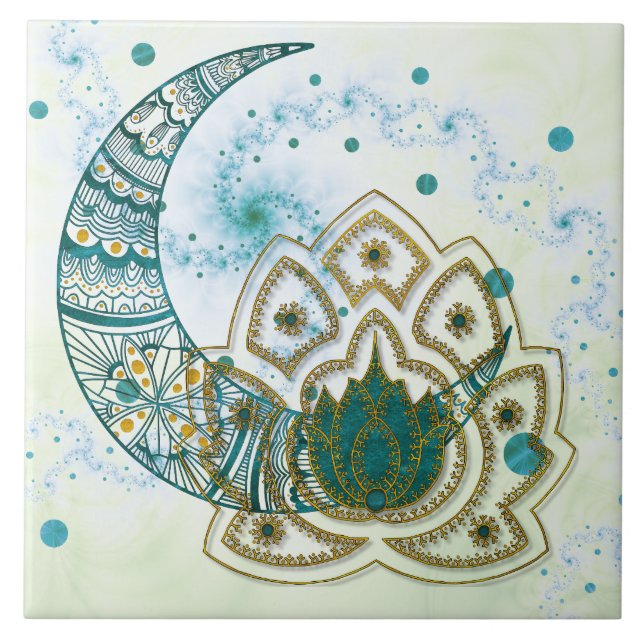 Carreau Lotus Rising (Devant)