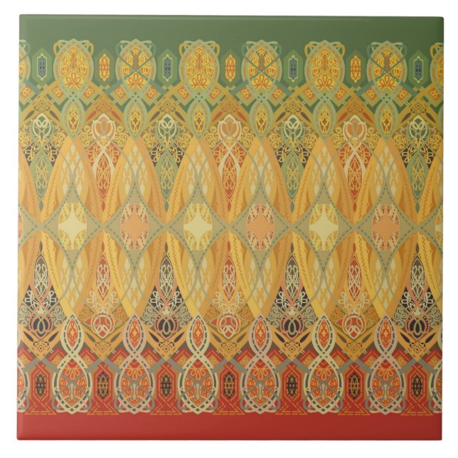 Carreau Louis Sullivan "frise de botte " (Devant)