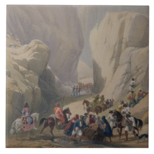 Carreau L'ouverture dans le passage étroit au-dessus du