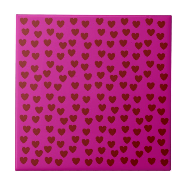 CARREAU LOVE HEART COLORFULL TILE CÉRAMIQUE (Devant)