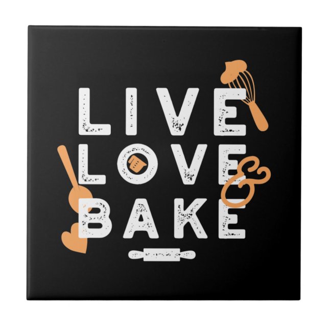 Carreau Love Life, Bake Bliss : Citations de cuisson inspi (Devant)