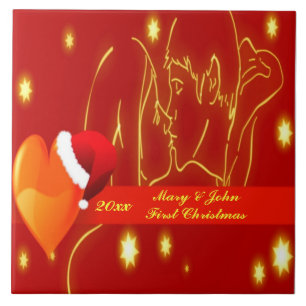 Carreau Lovers First Christmas Tile