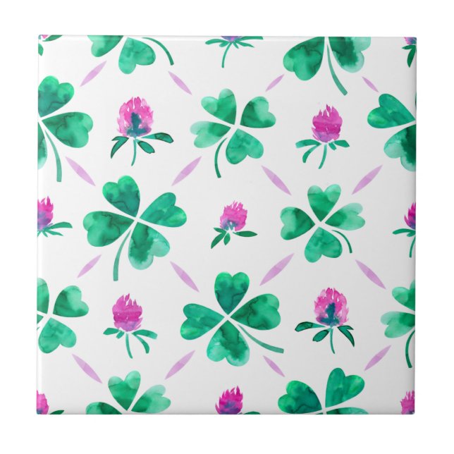 Carreau Lucky shamrock (Devant)
