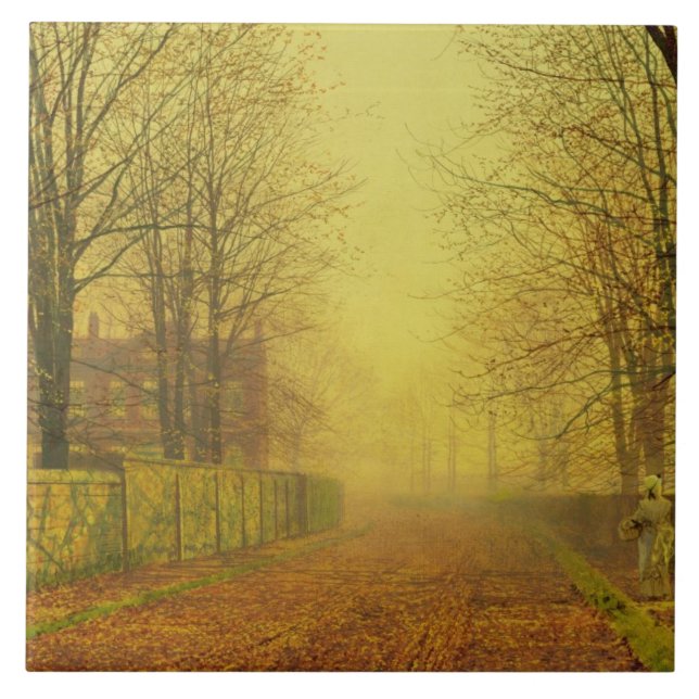 Carreau Lueur de soirée de John Atkinson Grimshaw |, (Devant)