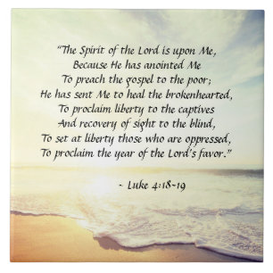 Carreau Luke 4:18-19, "The Spirit of the Lord is upon Me"