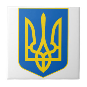 Carreau L'Ukraine peu de manteau des bras