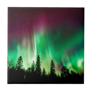 Carreau Lumière nord d'Aurora borealis