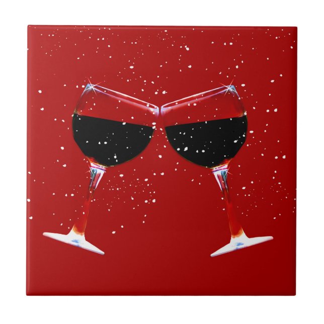 Carreau Lunettes de vin à déguster sur mesure (Devant)