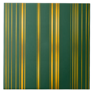 Carreau Luxe Moderne Green Gold Linen Texture Collection