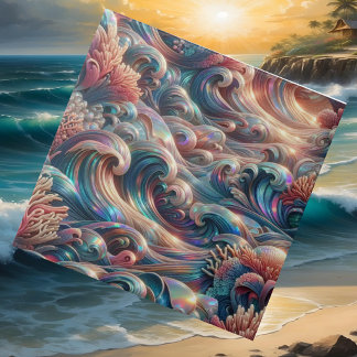 Carreau Luxury Coastal Living | Coral Reef Ocean Waves