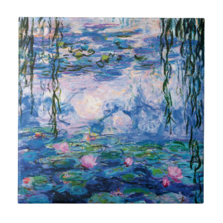 Carreau Lys d'eau par Claude Monet
