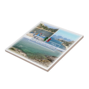 Carreau LZO017 SPERLONGA, Mosaïque, Latium, Italie,