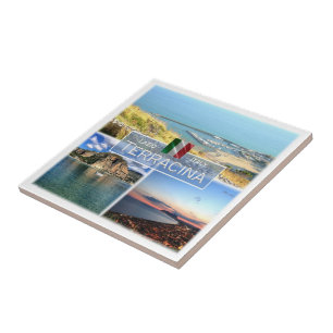 Carreau LZO029 TERRACINA, Mosaïque, Latium, Italie,