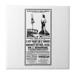 Carreau M. Kite Poster sur une tuile