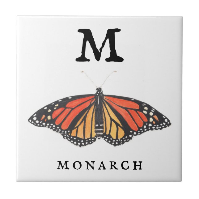 Carreau "M" pour Monarch (Devant)