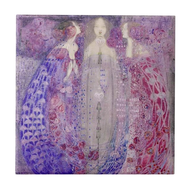 Carreau MacDonald Art Nouveau Les Trois Parfums (Devant)