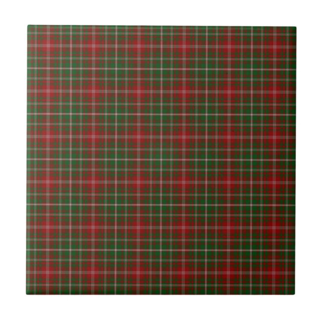 Carreau MacDougall Clan moderne Tartan Plaid Motif (Devant)
