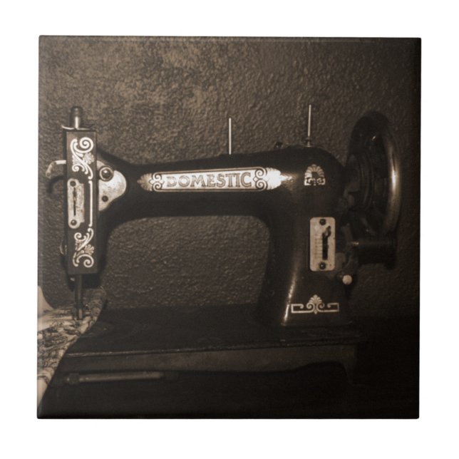 Carreau Machine à coudre vintage (Devant)