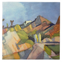 Macke - Paysage rocheux,