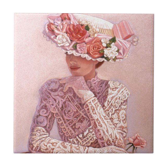 Carreau Madame victorienne romantique (Devant)