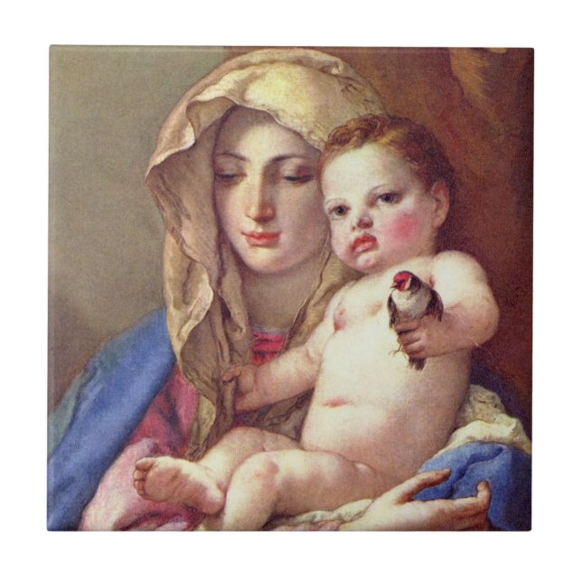 Carreau Madonna du chardonneret (Devant)