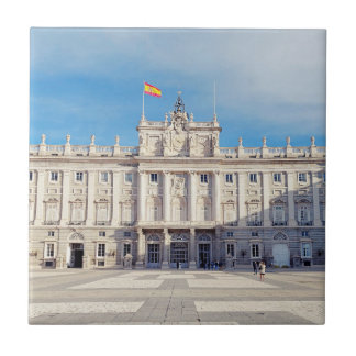 Carreau Madrid Espagne Palais Royal Forteresse