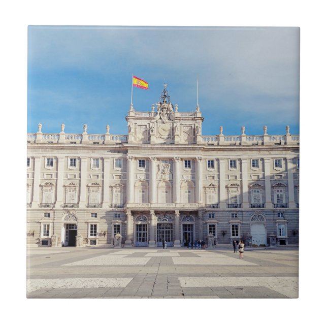 Carreau Madrid Espagne Palais Royal Forteresse (Devant)