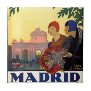 Carreau Madrid Temporada de Primavera - affiche vintage