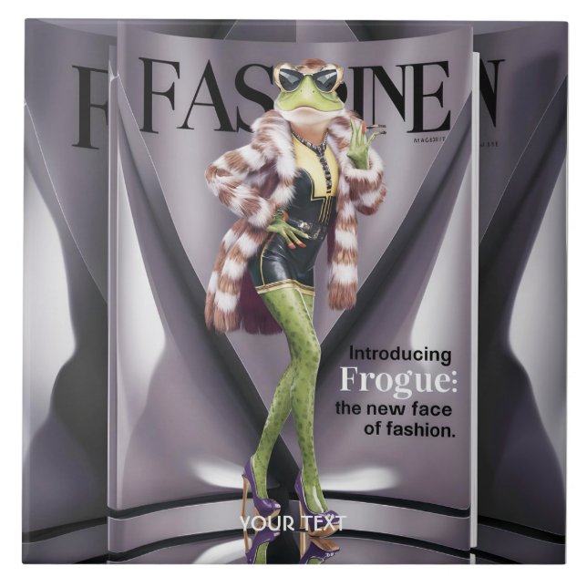 Carreau Magazine Imaginaire Cute Lady Frog (Devant)