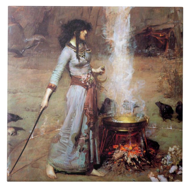 Carreau Magic Circle, John William Waterhouse (Devant)