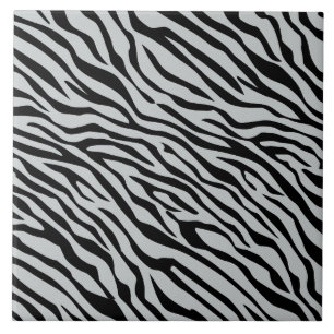 Carreau Magic Zebra Stripes Click to Customize Grey Color