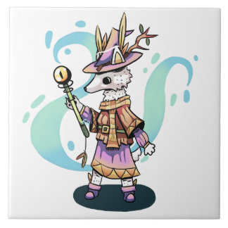 Carreau Magical wolf