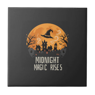 Carreau Magie de minuit d'Halloween