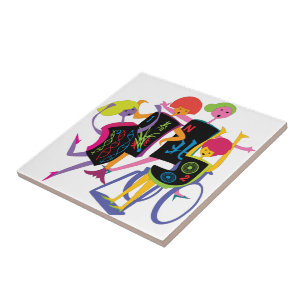 Carreau Mah Jongg Bonne Danse Carrelage blanc