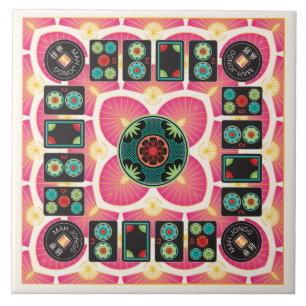 Carreau Mah Jongg Fan 2025 Carrelage en céramique