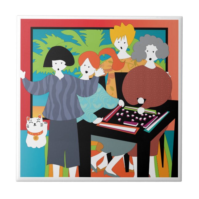 Carreau Mah Jongg Winner Tile (Devant)