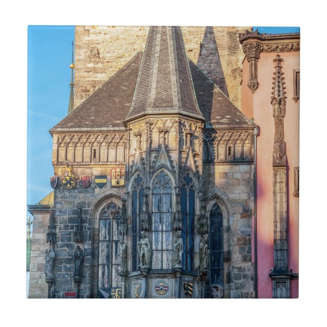 Carreau Mairie chapelle dans la Vieille Ville Carré - Prag (Devant)