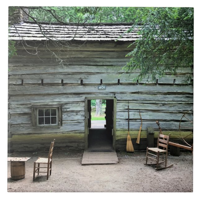 Carreau Maison Appalachian à Mabry Mill, Virginie (Devant)