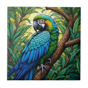 Carreau Majestic Parrot Art Home Décor Carrelage en cérami