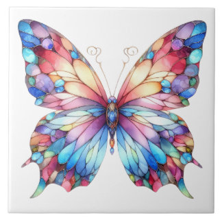 Carreau Majestic Verre Trait Papillon Rayon