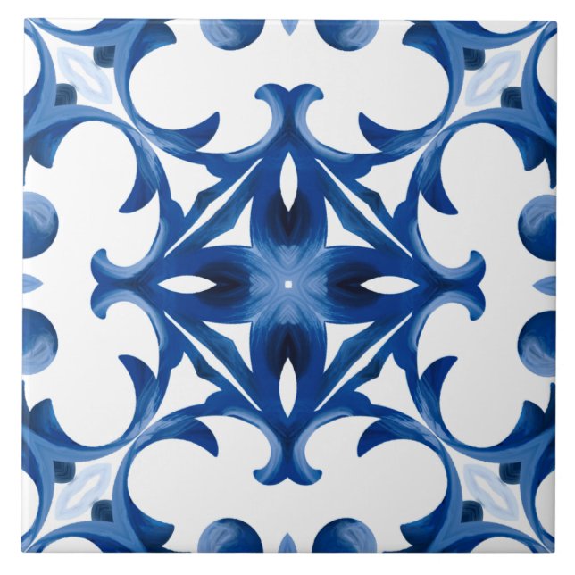 Carreau Majolica, Carrelage sicilien, Carrelage en céramiq (Devant)