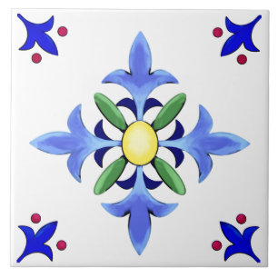 Carreau Majolica, tuiles portugaises
