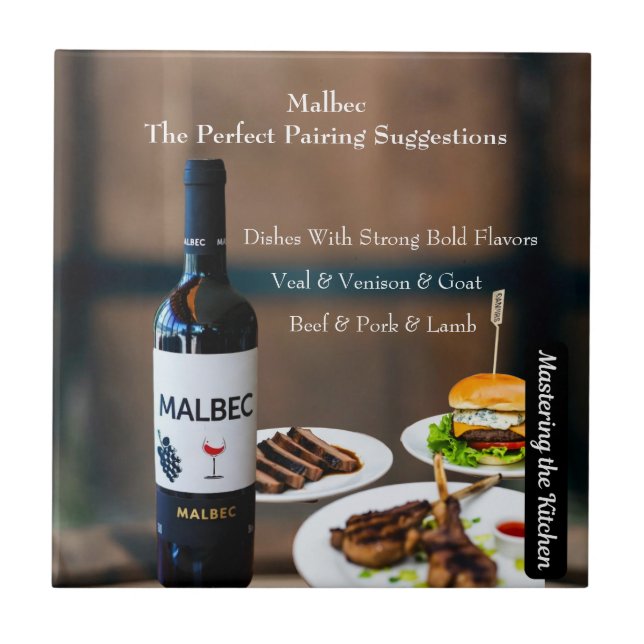 Carreau Malbec Wine Pairing Guide/Mastering the Kitchen (Devant)