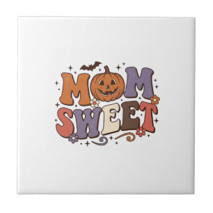 Carreau Maman Halloween Citrouille Sucrée Design de Chemis