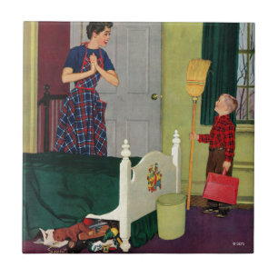 Carreau Maman, j'ai nettoyé ma pièce !