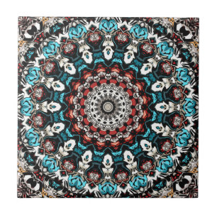 Carreau Mandala Abstrait